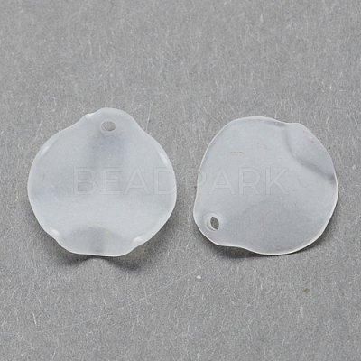 Transparent Acrylic Pendants X-FACR-R015-15x15mm-10-1