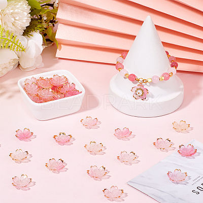 200Pcs Acrylic Bead Caps OACR-SC0001-83C-1
