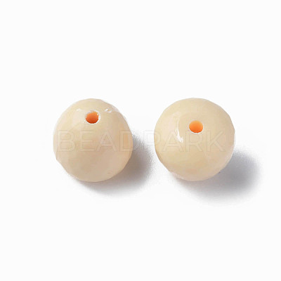 Opaque Acrylic Beads MACR-S373-10A-A15-1