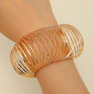 Exaggerated Alloy Bangles for Women FS-WGD80DD-01-1