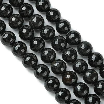 Natural Onyx Round Beads Strand G-L084-12mm-28-1