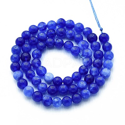 Natural Quartz Beads Strands G-N355-6mm-51-1