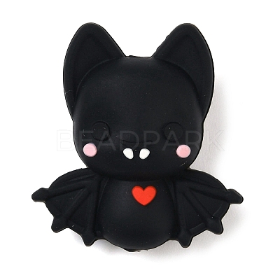 Bat Food Grade Silicone Focal Beads SIL-Q030-14B-1