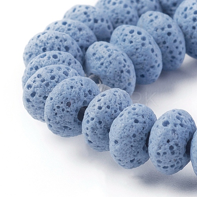 Natural Lava Rock Beads Strands G-F671-01A-07-1