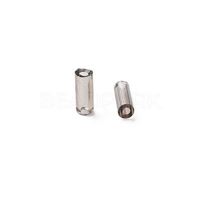 Transparent Glass Bugle Beads SEED-N005-001-C04-1