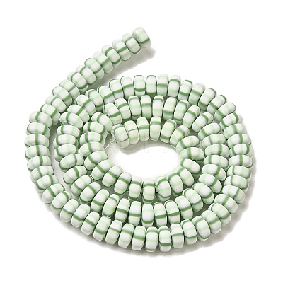 Polymer Clay Beads Strands CLAY-H006-02M-1