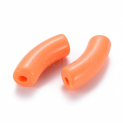 Opaque Acrylic Beads X-MACR-S372-001B-S025-1