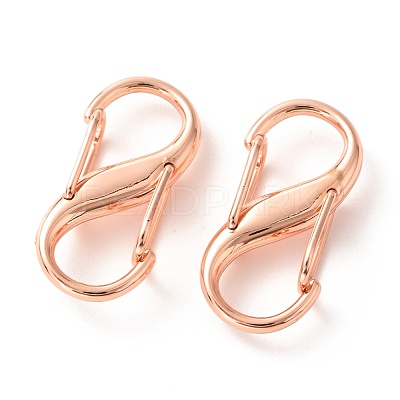 Zinc Alloy DIY Bags Adjustable Clasps Accessories PALLOY-A068-06RG-1