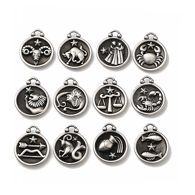 304 Stainless Steel Pendants STAS-L022-306AS-M-1