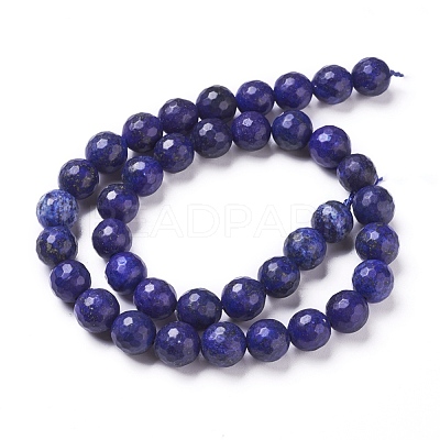 Natural Lapis Lazuli Beads Strands G-D840-38-10mm-1