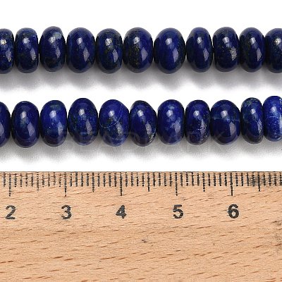 Natural Lapis Lazuli Beads Strands G-H329-B02-5x8mm-1