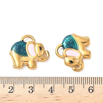 304 Stainless Steel Enamel Pendants STAS-I346-18G-02-1
