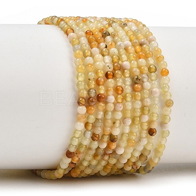 Natural Xiuyan Jade Beads Strands GG-CBA0389-A01-2mm-1