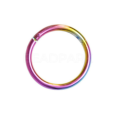 316L Surgical Stainless Steel Hoop Cartilage Earrings WGB51CA-17-1
