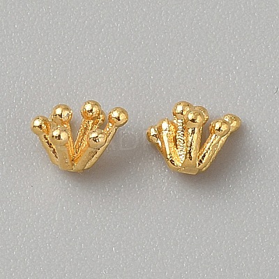 Brass Cabochons KK-WH20005-09G-1