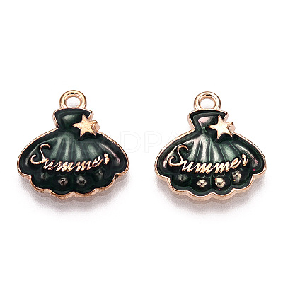 Alloy Enamel Pendants ENAM-CJC0014-03A-1