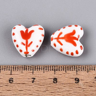 Handmade Porcelain Beads PORC-Q005-10C-1