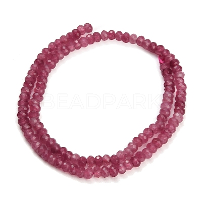 Dyed Natural White Jade Beads Strands GG-CBAF9EE-A04-3x4mm-1