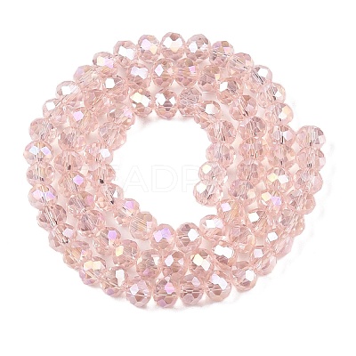 Electroplate Glass Beads Strands LS-EGLA-A044-T6mm-B22-1