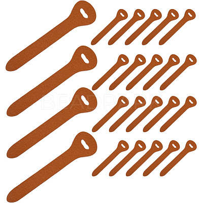 24Pcs Cowhide Zipper Puller Head PURS-GF0001-09B-1