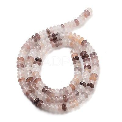 Natural Violet Strawberry Quartz Beads Strands G-K343-C19-01-1