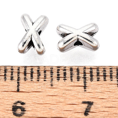 Tibetan Style Alloy Beads TIBE-N013-09AS-1