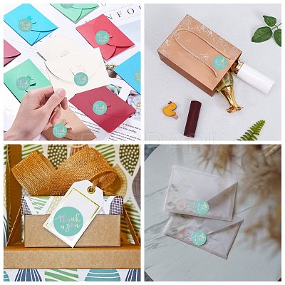 Word Thank You Self Adhesive Paper Stickers DIY-M023-01-1