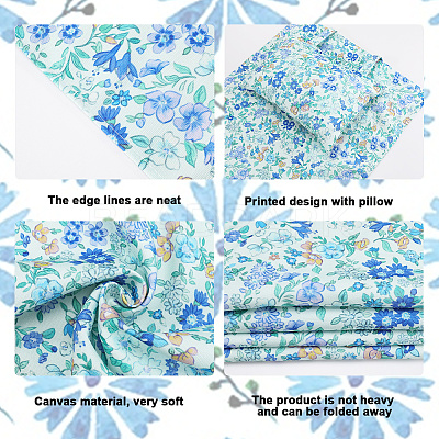 Beach Patio Canvas Cloth Chair Replacement Fabric AJEW-WH20004-31D-01-1