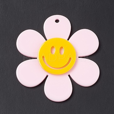 Opaque Acrylic Big Pendants LS-OACR-P012-B03-1