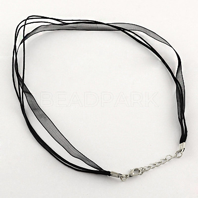 Multi-strand Necklace Cord for Jewelry Making NJEW-R218-13-1