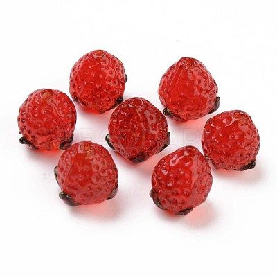 Handmade Bumpy Lampwork Beads LAMP-S194-012-1