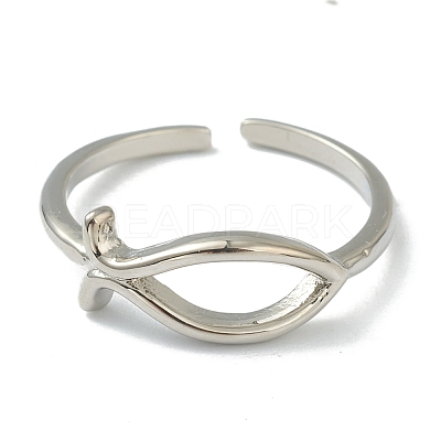 Brass Cuff Rings RJEW-L100-002-1
