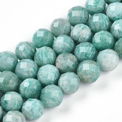 Natural Amazonite Beads Strands G-S345-10mm-25-1