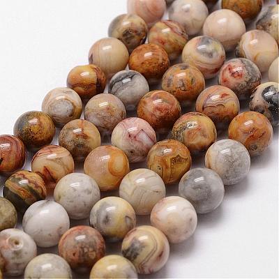 Natural Crazy Lace Agate Beads Strands G-D840-70-8mm-1