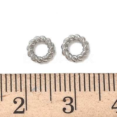 304 Stainless Steel Twisted Ring Linking Rings STAS-L300-005A-P-1
