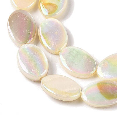 Natural Freshwater Shell Beads Strands X-BSHE-H018-06-1
