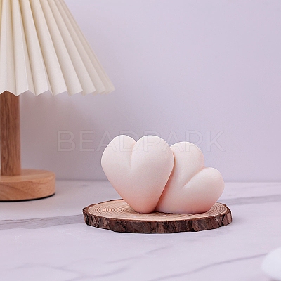 Double Heart DIY Food Grade Silicone Molds PW-WG21561-01-1