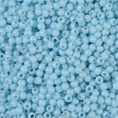 Opaque Acrylic Beads SACR-A007-01B-19-1