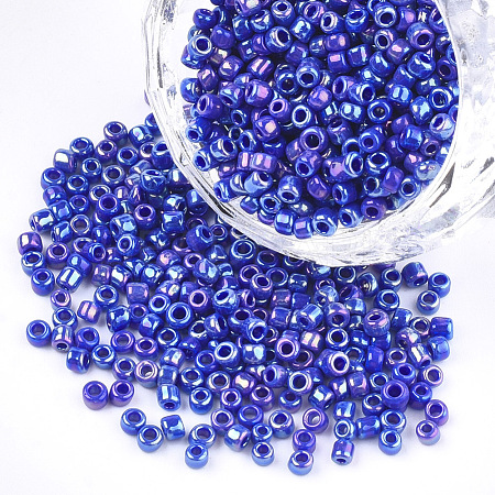 Opaque Glass Seed Beads SEED-S023-01B-08-1