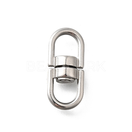 304 Stainless Steel Swivel Clasps STAS-U051-03E-P-1