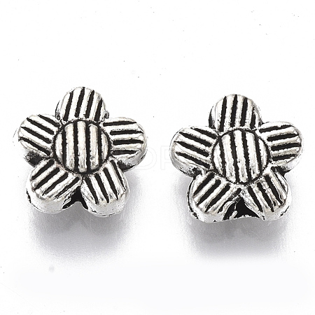 Tibetan Style Alloy Beads TIBE-R317-091AS-LF-1