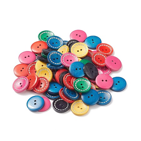 Round 2-hole Basic Sewing Button NNA0Z8G-1