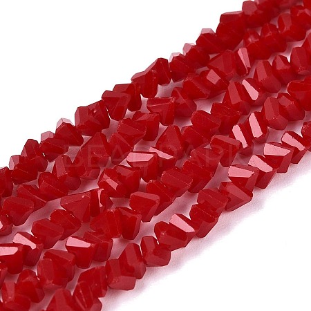 Opaque Glass Beads Strands GLAA-N019-3mm-10-1