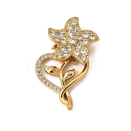 304 Stainless Steel & Glass Fidget Spinner Fidget Spinner Pendants GL-CBA17B7-02G-B-1