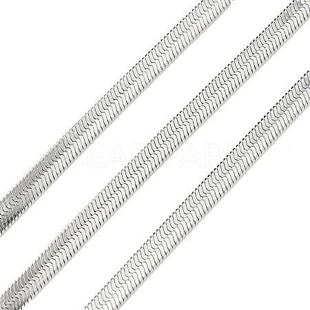 Brass Herringbone Chains CHC-C011-02P-1