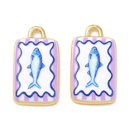 Printed Brass Pendants KK-CBAF9BC-16G-02-1