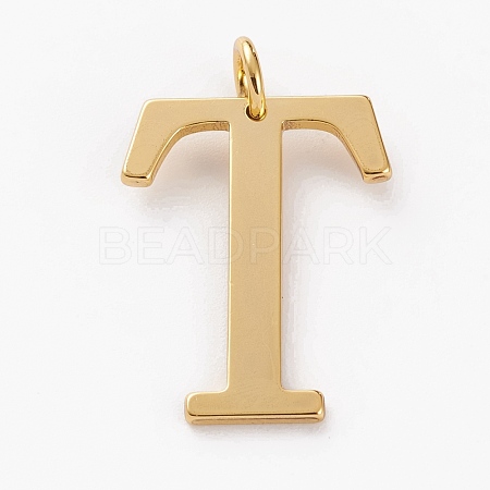 Golden Brass Pendants KK-P194-01G-T-1