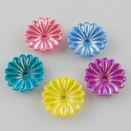 Opaque Acrylic Beads SACR-Q066-M-1