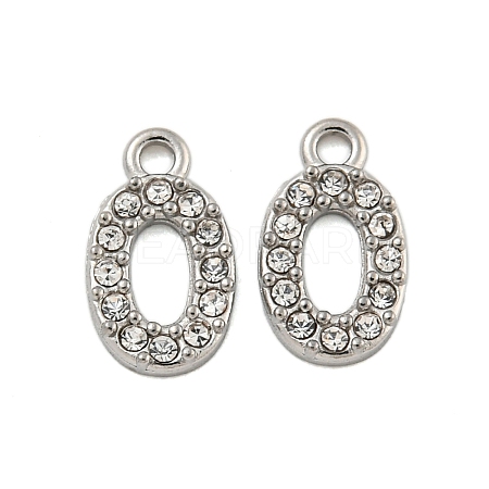 304 Stainless Steel Pendants STAS-L080-002P-10-1