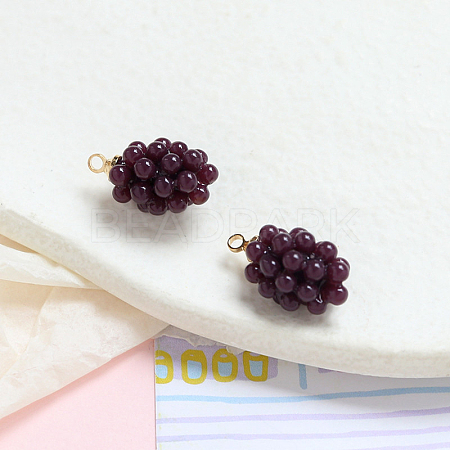 Opaque Resin Pendants INS-PW0001-08A-03-1